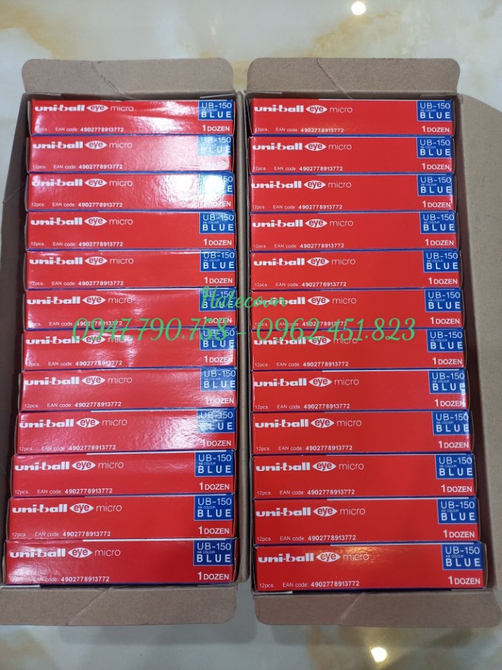 BÚT KÝ UNI UB150 XANH, NÉT 0.5 - BÚT UNI - BÚT MỰC NƯỚC