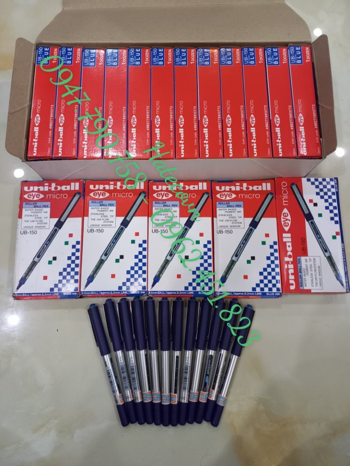 BÚT KÝ UNI UB150 XANH, NÉT 0.5 - BÚT UNI - BÚT MỰC NƯỚC