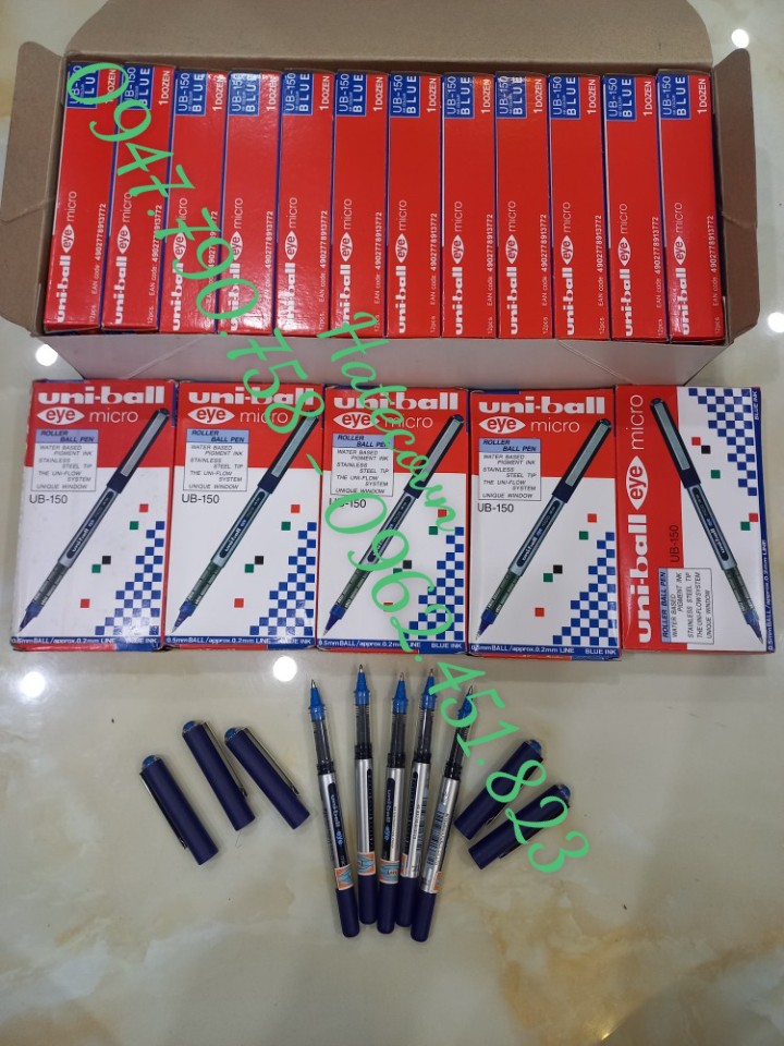 BÚT KÝ UNI UB150 XANH, NÉT 0.5 - BÚT UNI - BÚT MỰC NƯỚC