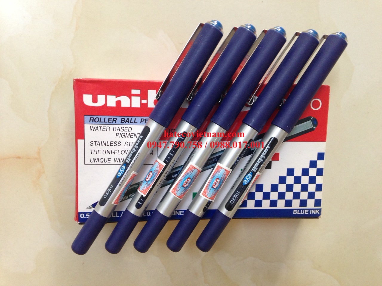 BÚT KÝ UNI UB150 XANH, NÉT 0.5 - BÚT UNI - BÚT MỰC NƯỚC