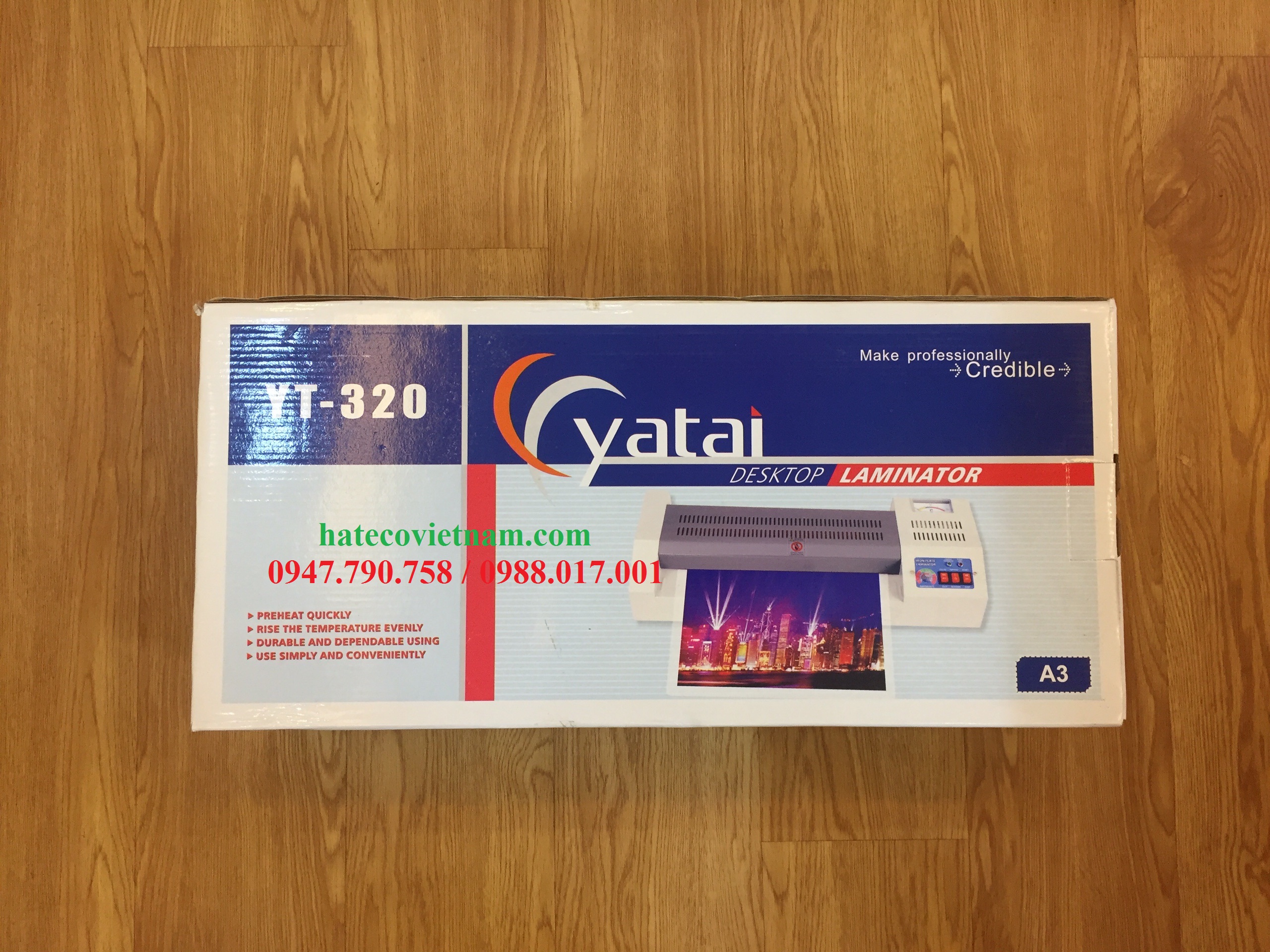 Máy ép Plastic YT - 320 khổ A3, 4 Rullo - Máy ép ảnh (cam kết HÀNG CHÍNH HÃNG)