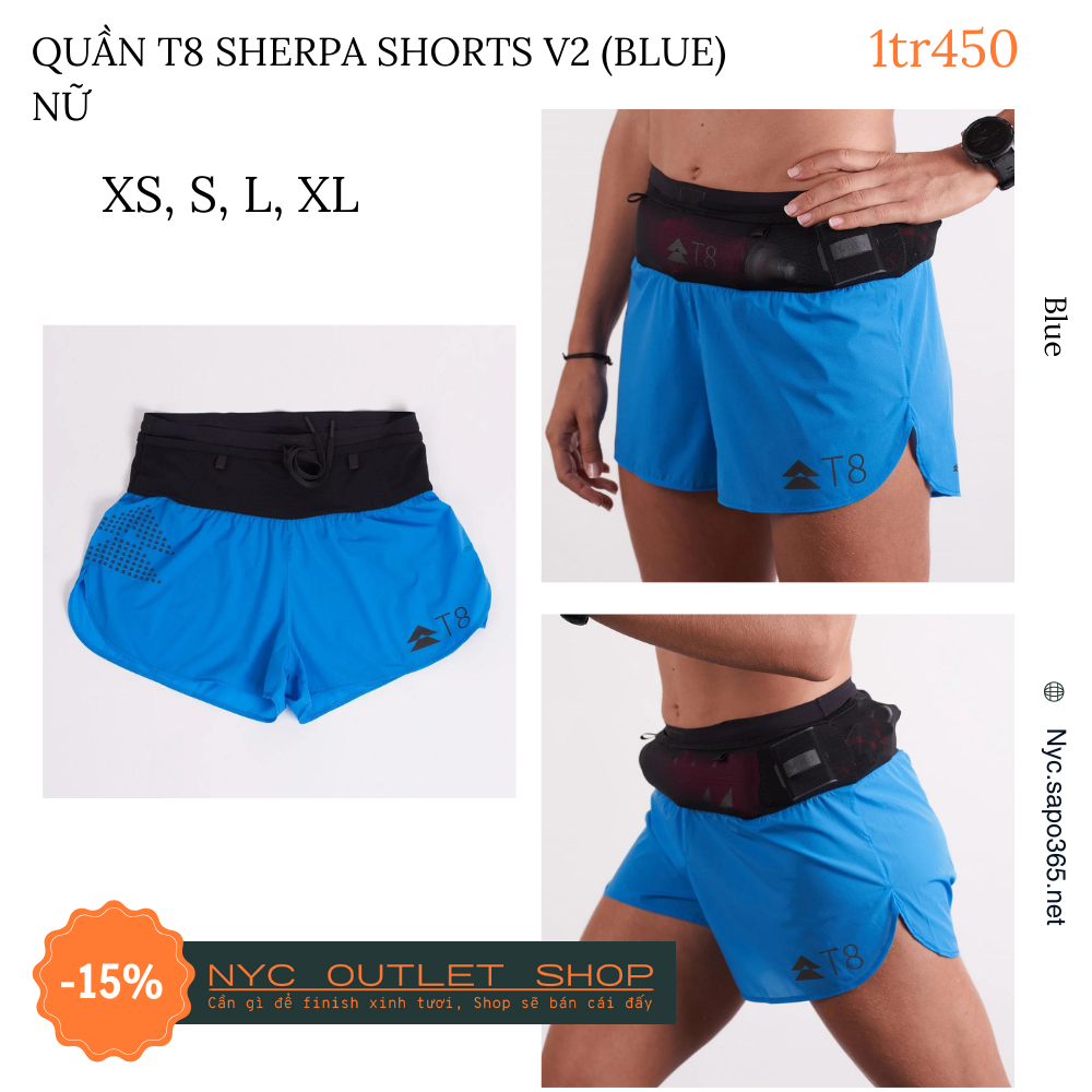 Quần nữ T8 Sherpa Shorts v2
