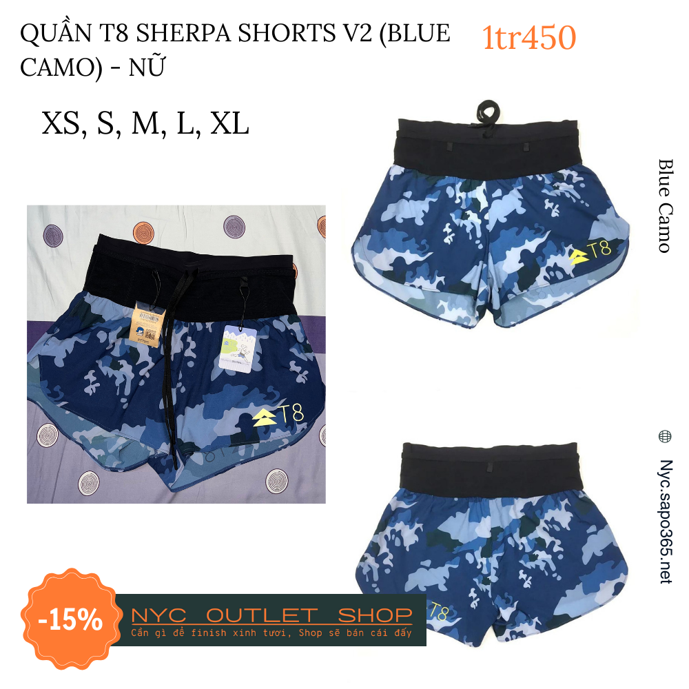Quần nữ T8 Sherpa Shorts v2