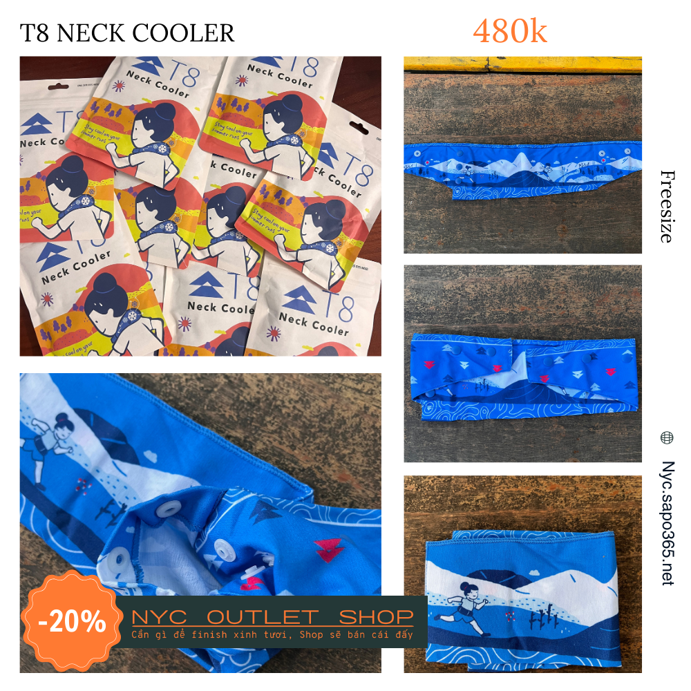 Khăn đá làm mát cổ T8 Neck Cooler