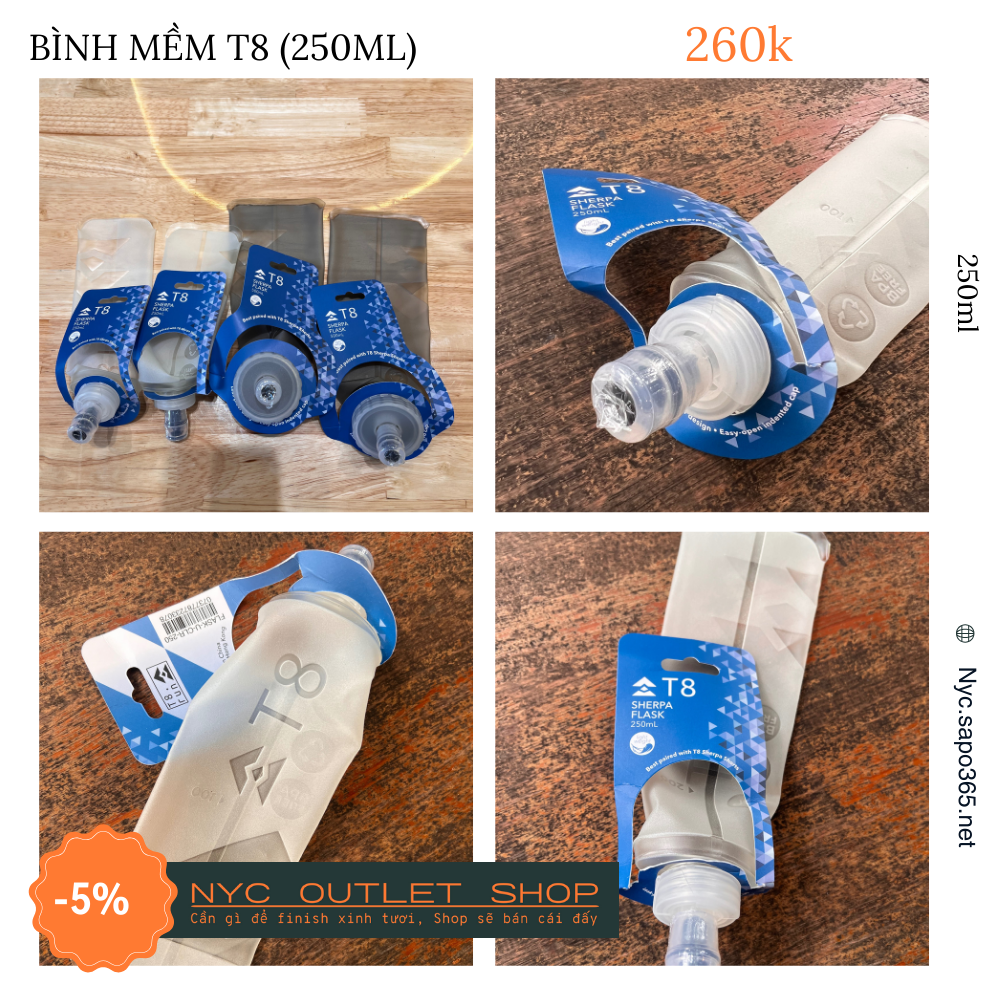 Bình mềm T8 Sherpa Flask