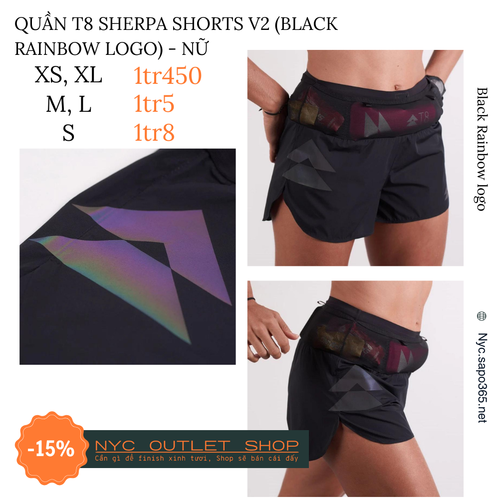 Quần nữ T8 Sherpa Shorts v2