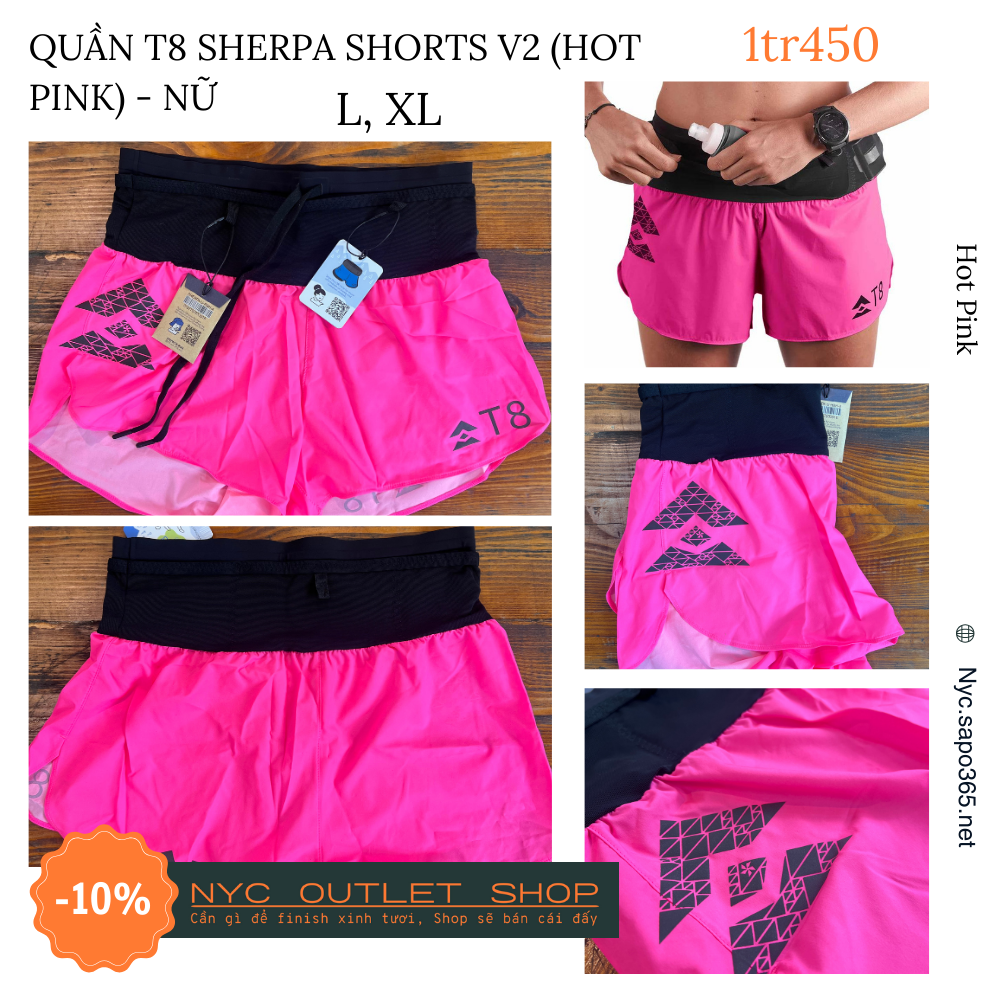 Quần nữ T8 Sherpa Shorts v2