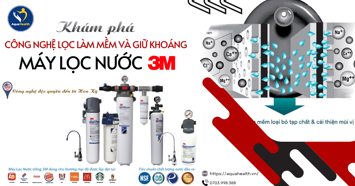 Công Nghệ Lọc Làm Mềm Và Giữ Khoáng 3M Có Thật Sự Tốt?