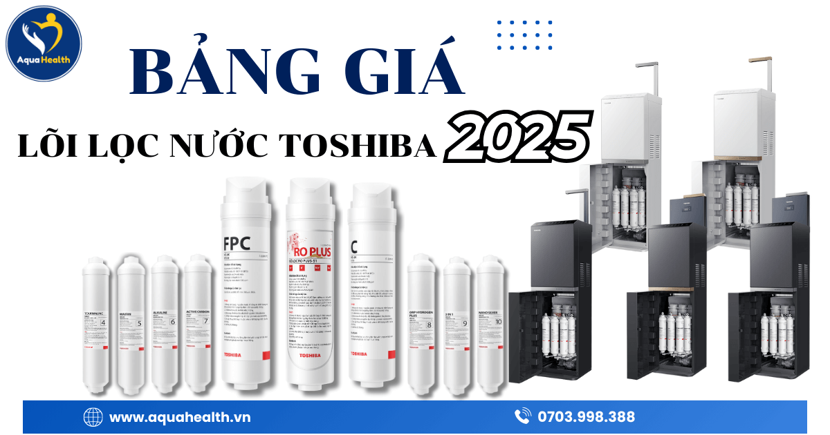 Giá Lõi Lọc Nước Toshiba - Ưu Đãi Hấp Dẫn Cuối Năm 2025