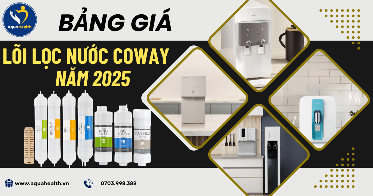 Giá Lõi Lọc Nước Coway – Khuyến Mãi Hấp Dẫn T9/2025