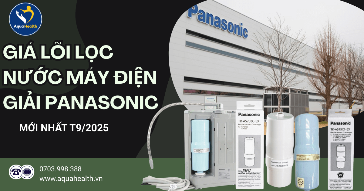 Giá Lõi Lọc Nước Máy Điện Giải Panasonic - Ưu Đãi Lớn 2025