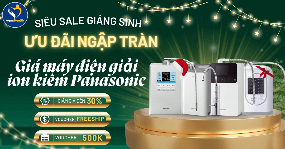 Giá Máy Điện Giải Ion Kiềm Panasonic – Ưu Đãi Mùa Noel 2025