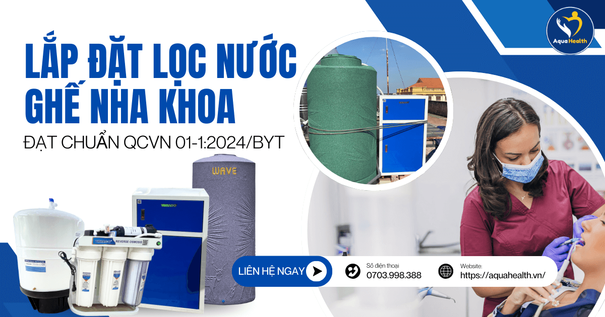 Lắp Đặt Lọc Nước Ghế Nha Khoa Loại Bỏ Biofilm