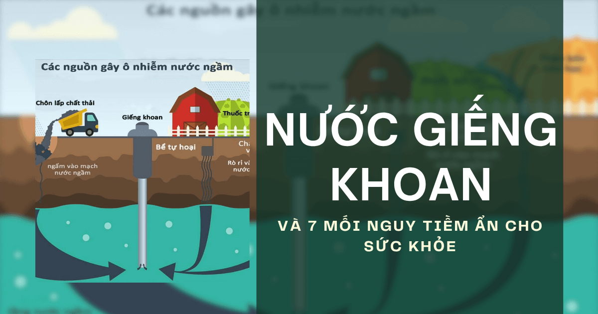 Nước Giếng Khoan Và 7 Mối Nguy Tiềm Ẩn Cho Sức Khỏe