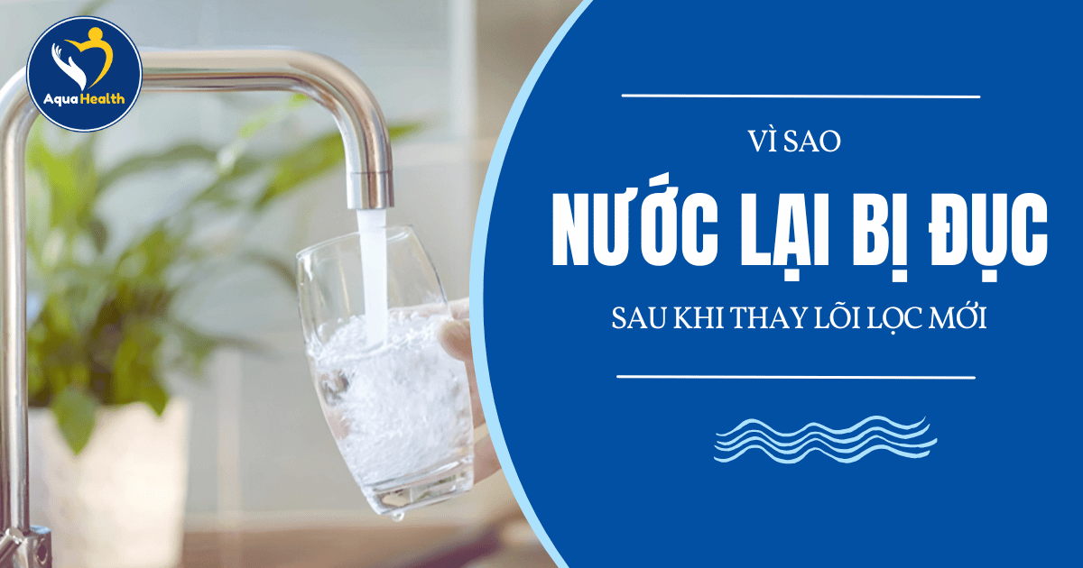 Tại Sao Nước Bị Đục Sau Khi Thay Lõi Lọc Mới
