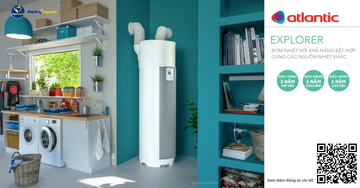 Hệ Thống Nước Nóng Trung Tâm (Heatpump)