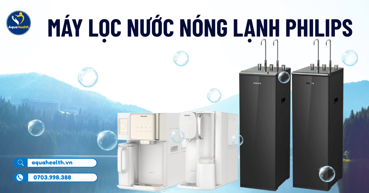 Máy lọc nước nóng lạnh Philips