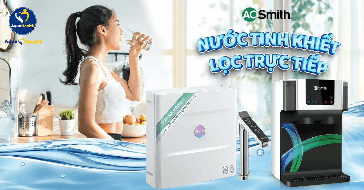 Máy lọc nước nóng lạnh A.O Smith