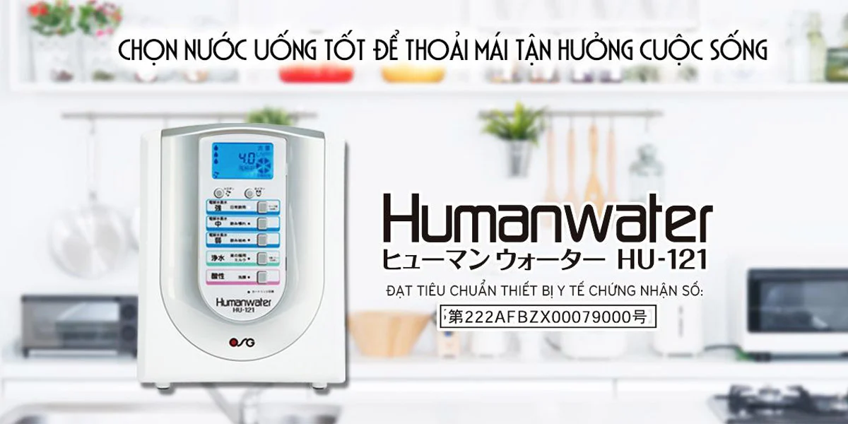 Máy Điện Giải OSG Human Water