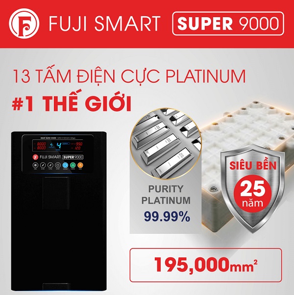 13 tấm điện cực platinum - Fuji Smart Super 9000