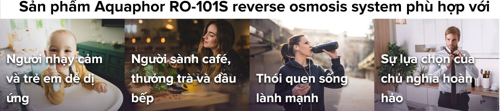 Máy lọc nước RO Aquaphor an toàn với mọi thành viên trong gia đình