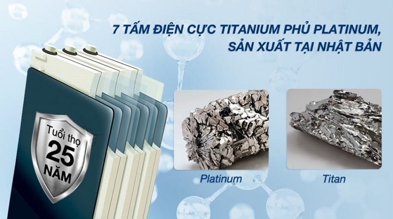 7 tấm điện cực nguyên chất