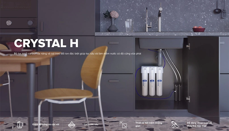 Máy lọc nước uống Aquaphor Crystal H