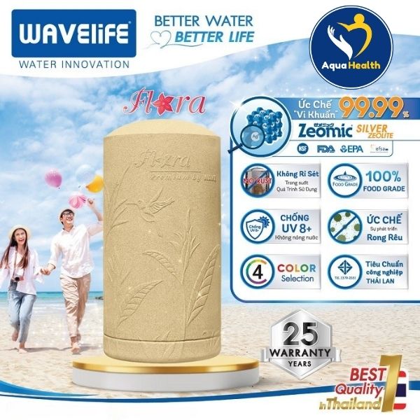 Bồn nước kháng khuẩn Flora - Wavelife