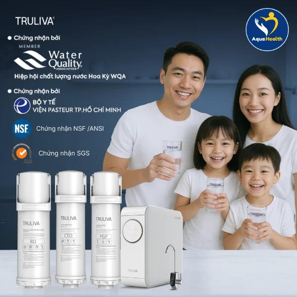 Các chứng nhận về chất lượng và sức khỏe của lõi lọc nước Truliva UR5676