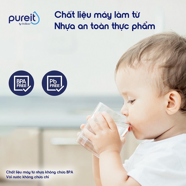 Lõi lọc làm từ nhựa an toàn - non BPA