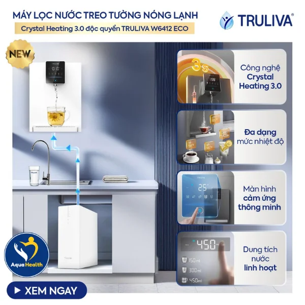 Chức Năng Hoạt Động Chuyên Biệt Của Máy Nóng Lạnh Truliva W6412