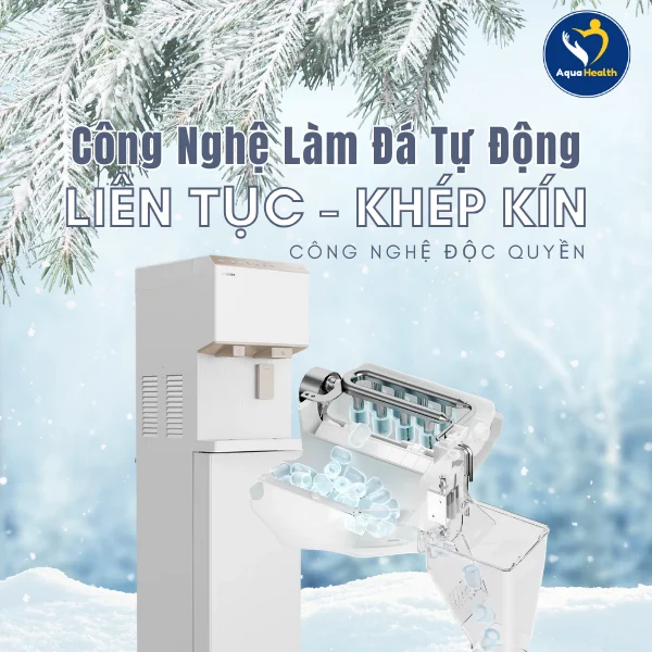 Công Nghệ Làm Đá Tự Động Khép Kín - Liên Tục
