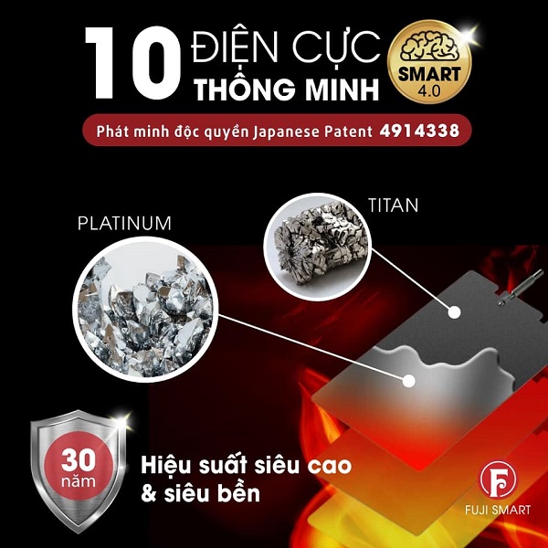 10 tấm điện cực nguyên khối - hiệu suất siêu bền
