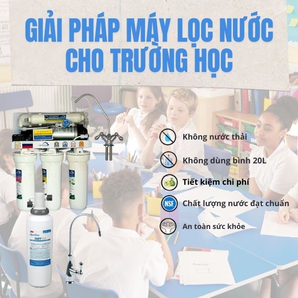 Giải pháp máy lọc nước cho trường học