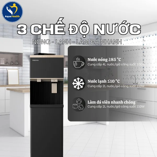 Hệ thống cấp nước nóng – lạnh – làm đá linh hoạt
