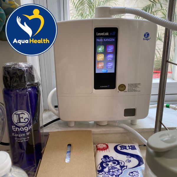 Hình ảnh lắp đặt thực tế máy điện giải Kangen Leveluk K8