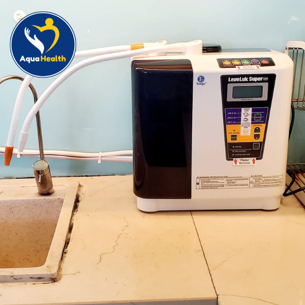 Hình ảnh lắp đặt thực tế máy điện giải Kangen Leveluk Super 501