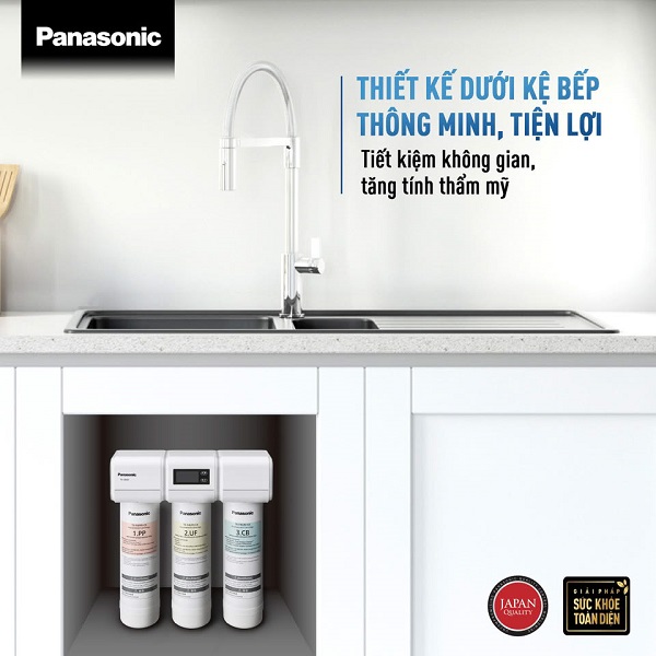 Máy lọc nước uống Panasonic TK-CB430 có thiết kế thông minh - dễ sử dụng
