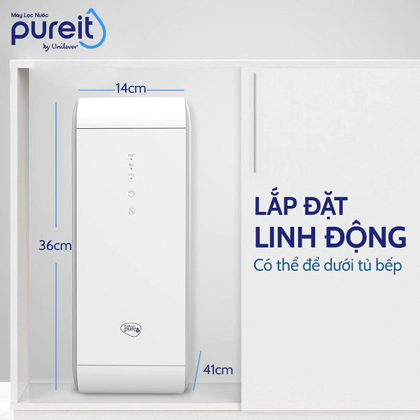 Máy lọc nước Unilever Puriet Delica UR5440 - Lắp đặt linh động