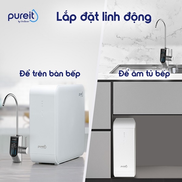 Máy Unilever Pureit Delica UR5840 nhỏ gọn