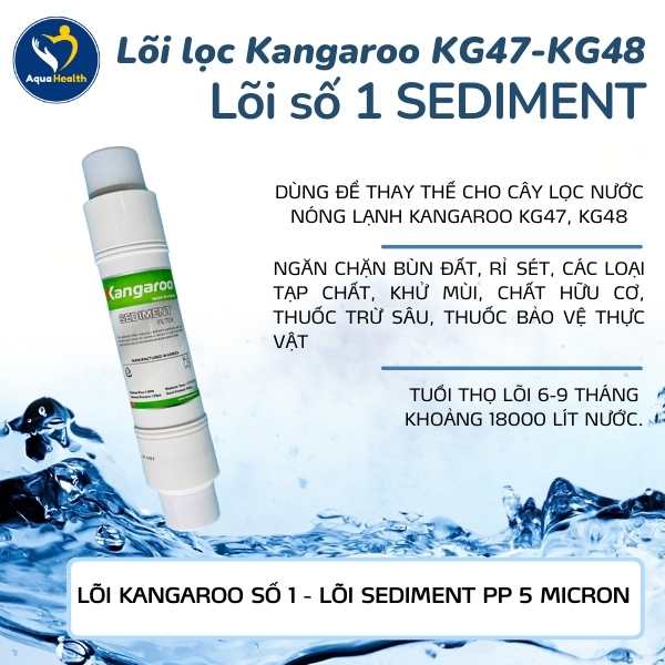 Lõi lọc Kangaroo KG47-KG48 - Lõi số 1 SEDIMENT