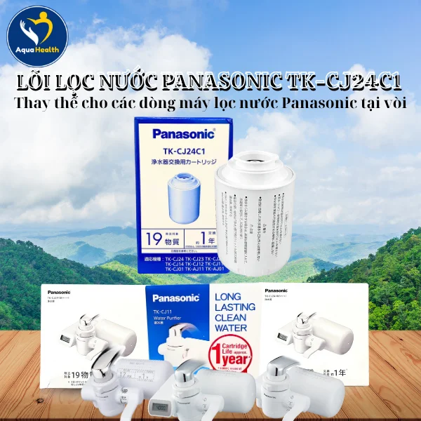 Lõi Lọc Nước Panasonic TK-CJ24C1 - Lọc Sạch Đến 99,99% Tạp Chất Có Hại