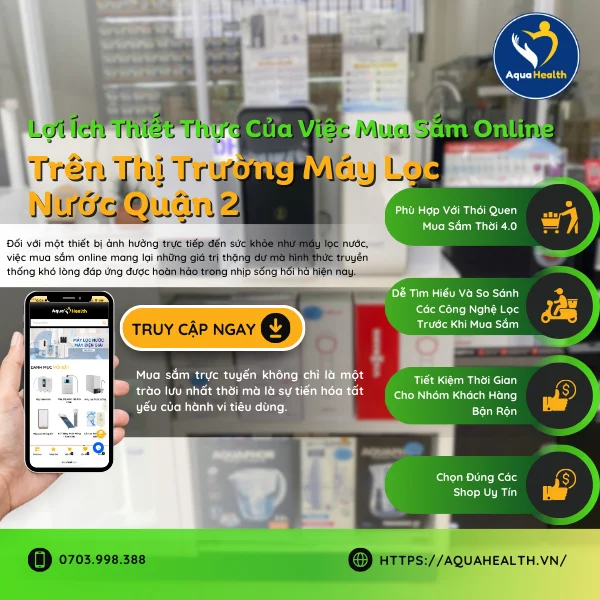 Lợi Ích Thiết Thực Của Việc Mua Sắm Online Trên Thị Trường Máy Lọc Nước Quận 2