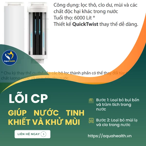 Máy lọc nước RO Philips (90L/P) AUT3015/74- Lõi số 1 giúp nước tinh khiết và khử mùi