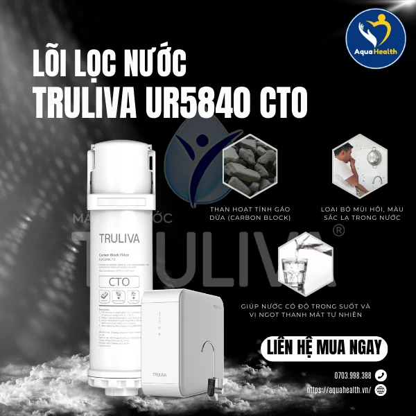 Lõi Lọc CTO – Hoàn Thiện Vị Nước Trước Khi Sử Dụng