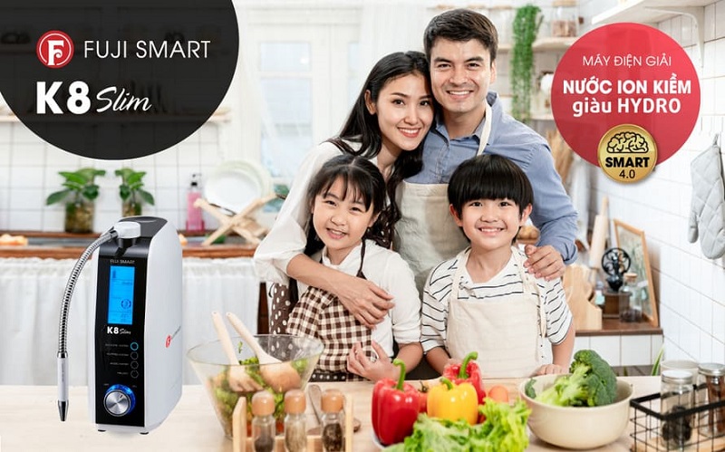 Fuji Smart K8 Slim - Siêu phẩm máy điện giải chuẩn y tế cho gia đình