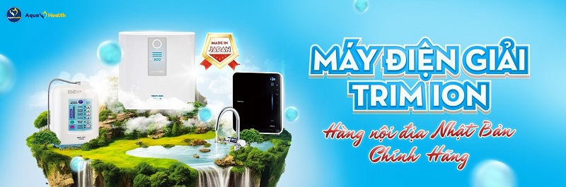 Trim Ion - Máy điện giải được chứng nhận là thiết bị y tế tại Nhật