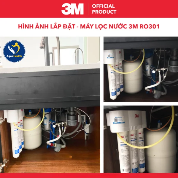 Máy lọc nước 3M Aqua-Pure RO301 tiết kiệm không gian tối đa