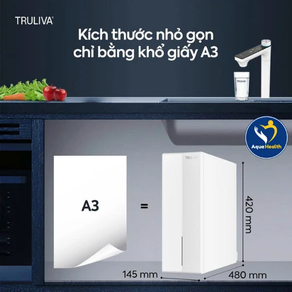 Máy Lọc Nước Truliva Sở Hữu Kích Thước Nhỏ Gọn