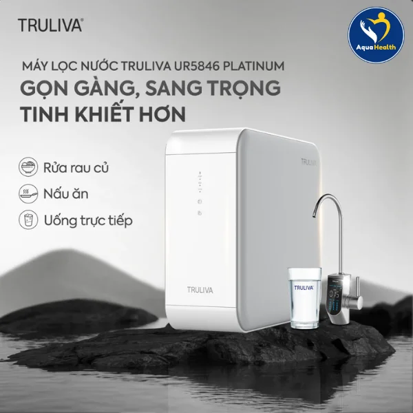 Máy Lọc Nước Truliva UR5840 - Thiết Kế Nhỏ Gọn Hiện Đại, Tối Ưu Không Gian Bếp